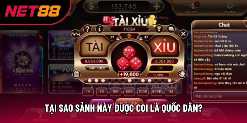 Tại sao sảnh này được coi là quốc dân? Tại sao sảnh này được coi là quốc dân?